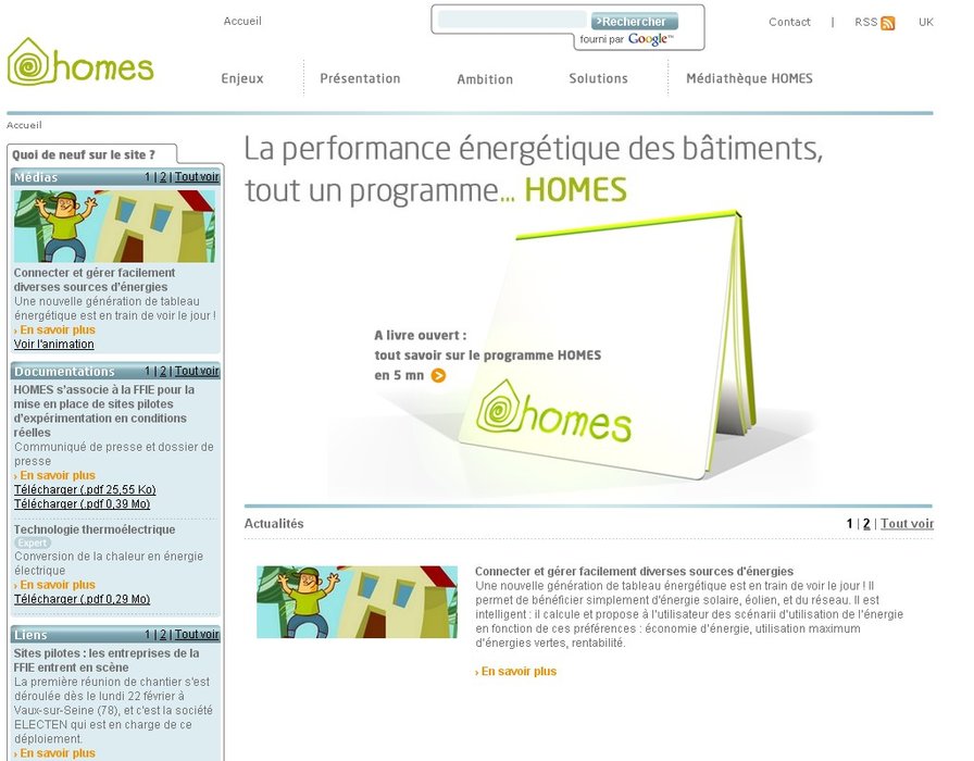 The HOMES programme launches homesprogramme.com, an open space for sharing information on energy efficiency